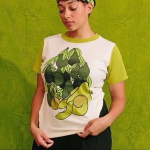 Big Bud Press Size XXS Avocado Baseball Tee